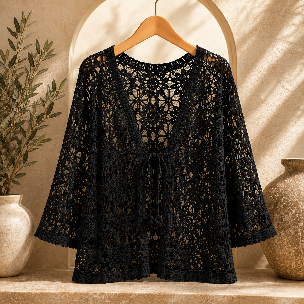 Elora Crochet Cardigan